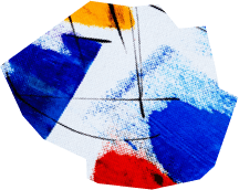 Imagen decorativa azul